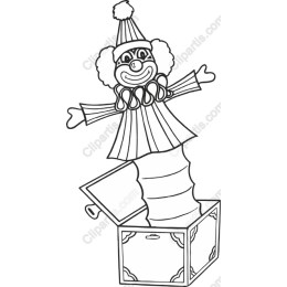 Joyful Clown Surprise Box
