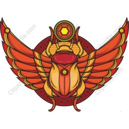 Vibrant Egyptian Scarab