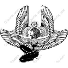 Majestic Winged Goddess