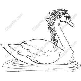 Floral Swan