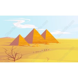 Egyptian Pyramids Desert