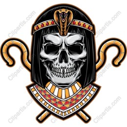 Egyptian Skull Art