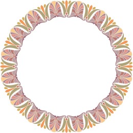 Elegant Floral Lace Frame
