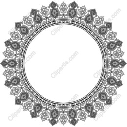 Elegant Grayscale Decorative Frame