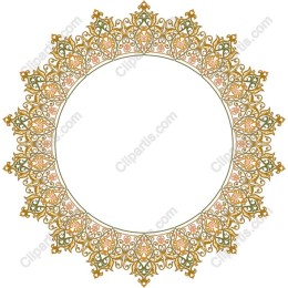 Elegant Floral Ornamental Frame