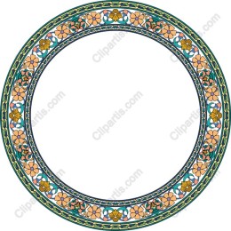 Elegant Floral Border