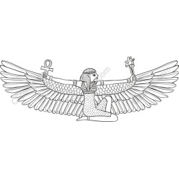 Majestic Egyptian Goddess
