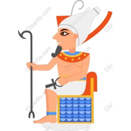 Seated Egyptian Deity