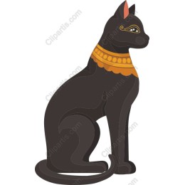 Ancient Egyptian Black Cat