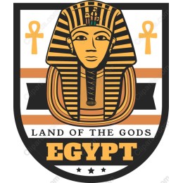 Egyptian Pharaoh Emblem - Land of the Gods