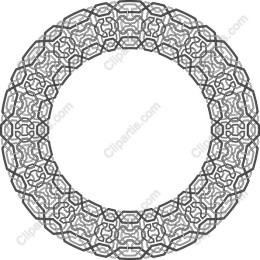 Intricate Mandala Border