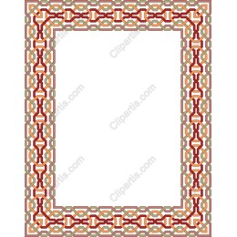 Geometric Elegance Border