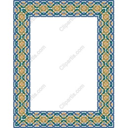Geometric Elegance Border