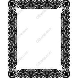 Ornate Leaf Frame