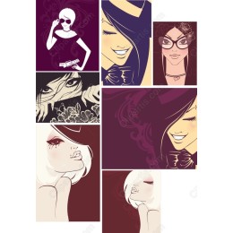 Chic Female Set - Fashion & Beauty Clipart Bundle