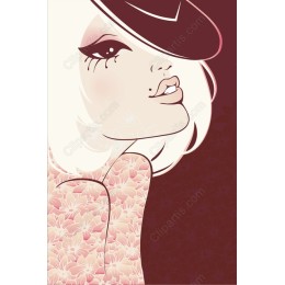 Vintage Glamorous Woman