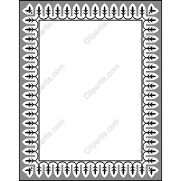 Elegant Leaf Pattern Frame