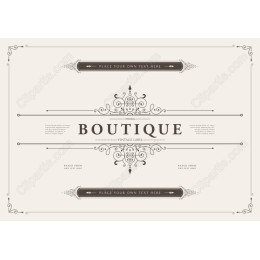 Elegant Vintage Boutique Label