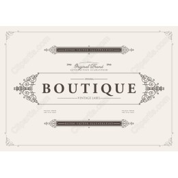 Vintage Boutique Label