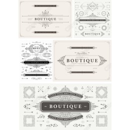 Vintage Label Set