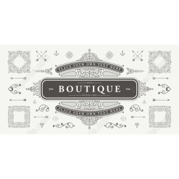 Elegant Vintage Boutique Label