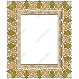 Elegant Floral Border