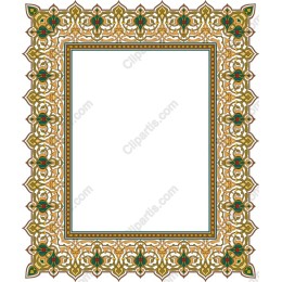 Ornate Floral Frame