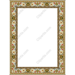 Floral Vintage Frame