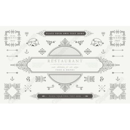 Elegant Restaurant Menu