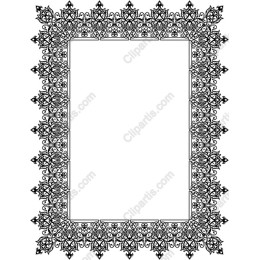 Ornate Floral Frame