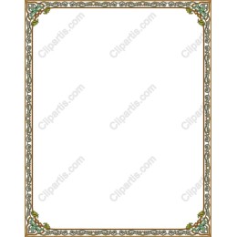 Ornate Floral Frame - Elegant Decorative Border