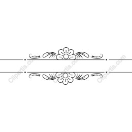 Elegant Floral Border