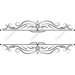 Elegant Floral Swirl Ornament