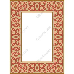 Elegant Ornate Knot Border