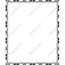 Floral Vine Decorative Frame in