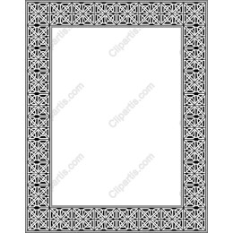 Intricate Geometric Frame