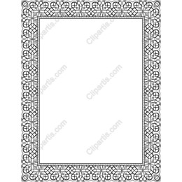 Floral Border Frame