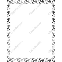 Elegant Ornate Floral Frame