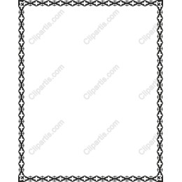 Black Ornate Frame - Elegant