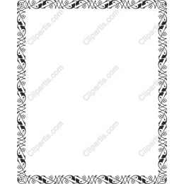 Elegant Floral Border