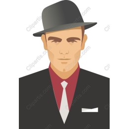 Vintage Gentleman in Fedora
