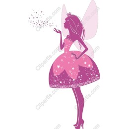 Whimsical Pink Fairy