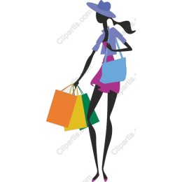 Fashionable Female Shopper