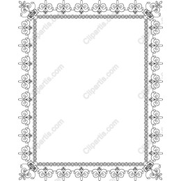 Ornate Floral Border