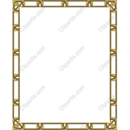 Elegant Gold Knot Frame