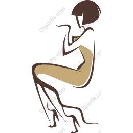Elegant Sitting Woman