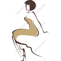 Stylish Seated Woman