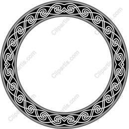 Celtic Knot Circle Frame