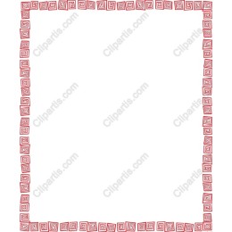 Red Spiral Frame