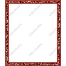 Vibrant Geometric Border Frame